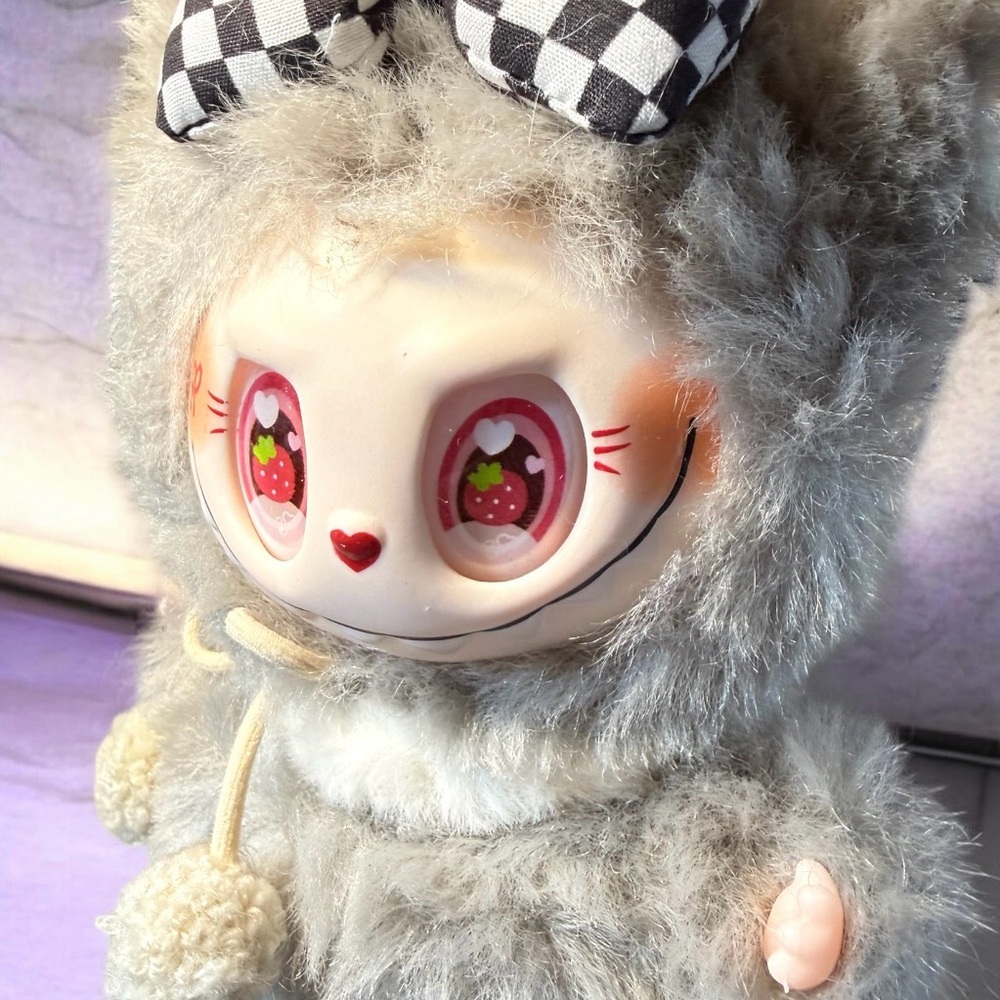 LAST 1! Custom Beige Bear Fantasy Plushie Keychain